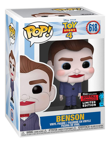Funko Pop! Disney: Toy Story 4 - Benson, Exclusiva De La Con