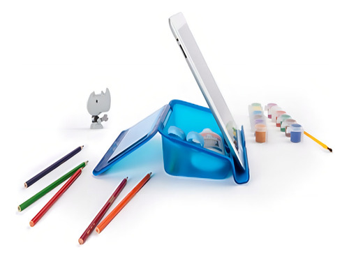 Remate Porta Tablet Con Almacenamiento Azul Belkin B2b027-02