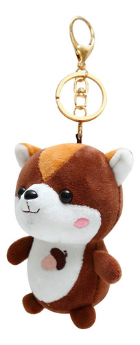 Llavero Con Colgante De Peluche Q Squirrel, Mochila Escolar