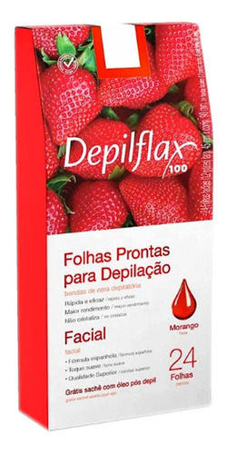 Depilflax Folhas Prontas Para Depilação Facial (escolha)