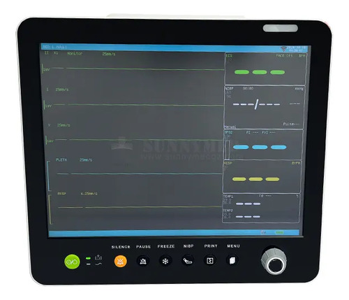 Monitor Multiparámetro 12.1 - Ecg, Spo2, Nibp, Temp, Resp