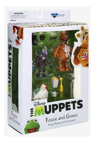 Figura Fozzie Y Gonzo - Disney The Muppets Select