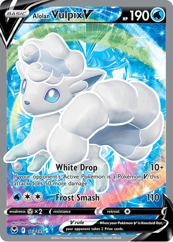 Alolan Vulpix V 173/195 Silver Tempest Sword & Shield