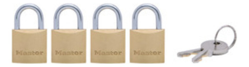 4 Candados De Laton Ml216 1900q Master Lock