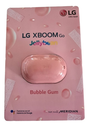 Bocina LG Xboom Go Jellybean Rosa Bubble Gum