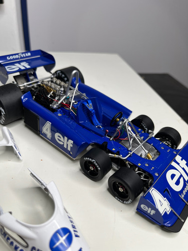Tyrrell P34 Six Wheels Gp Bélgica F1 1977 1/18 Tsm S/caixa Azul (Usado)