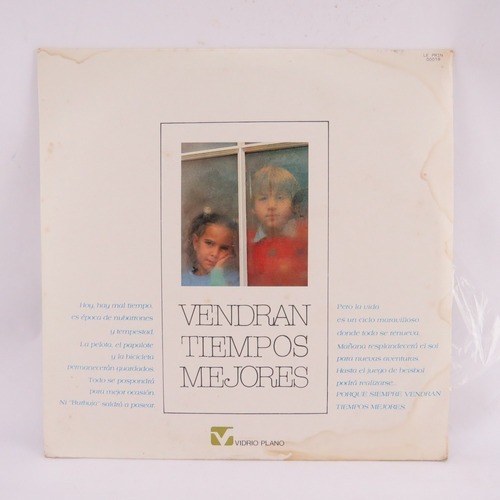 D3198 Vidrio Plano -- Vendran Tiempos Mejores Lp 