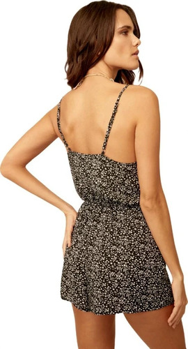 Overol Short Jumper Jumpsuit Casual Mujer Primark 1121413 Negro M
