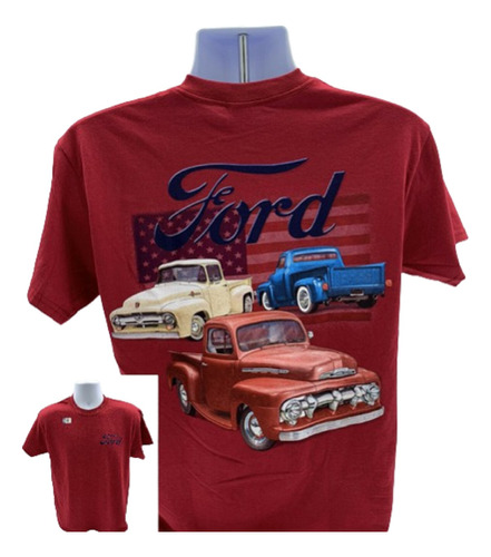 Remera Vintage 1950's Ford Trucks - A Pedido_exkarg