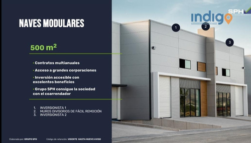 Bodegas Industriales En Venta Direccion Qro-cdmx (distintas Medidas)