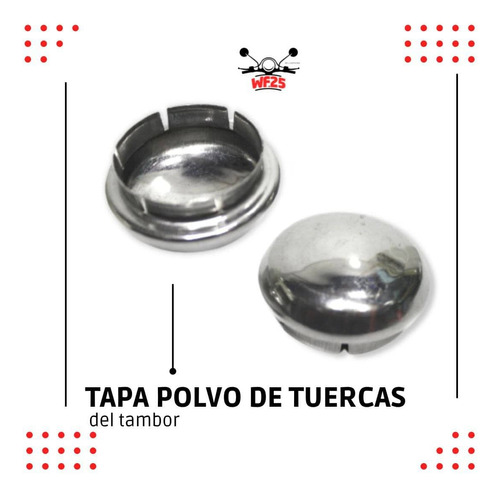 Tapa Decorativa De Tuerca Para Moto Vespa