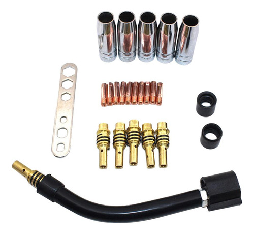 Mig Welding Accessories Kit Tip 0. M6 & Tip Holder Diffuser