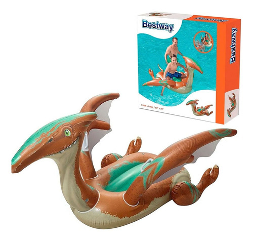 Imagen 3 de 10 de Dinosaurio Prehistorico Inflable Bestway Pileta 41105