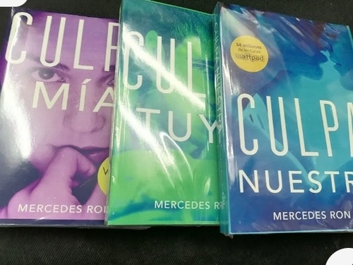 Culpa  Mia Triologia Completa  3  Libros   Nuevo.