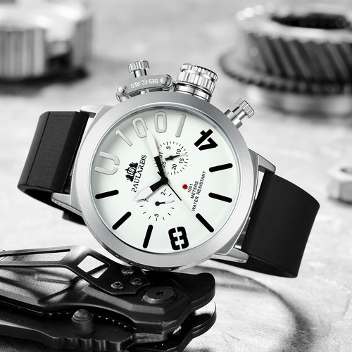 Reloj Mecánico Automático Impermeable Paulareis Para Hombre