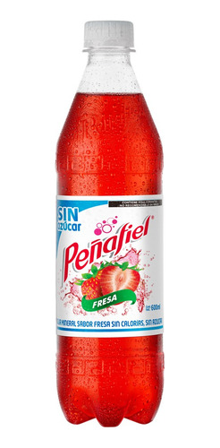 12 Pack Refresco Fresa Light Peñafiel 600 Ml