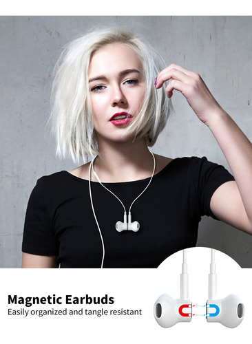 Auriculares Lightning Imangoo Con Certificación Mfi Para Iph