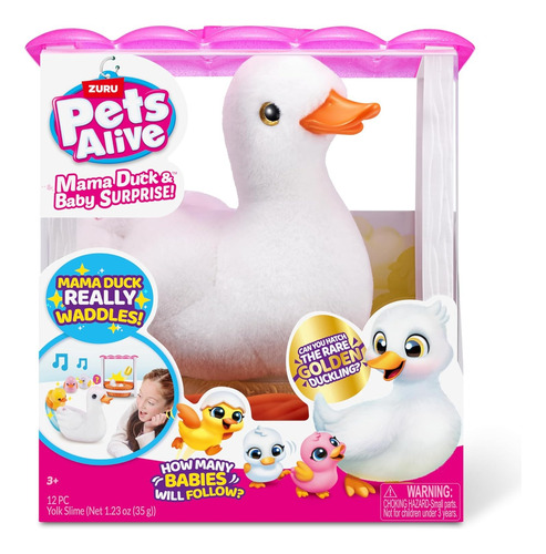 Pets Alive Mama Pato Interactiva +patos Bebes Sharif Express