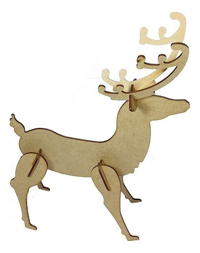 Quebra Cabeça 3d Renas Mdf Classic