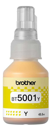 Botella Tinta Brother Bt5001y  Yellow Original 
