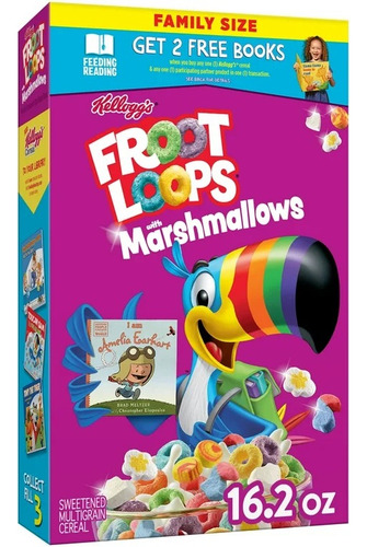 Cereal Froot Loops Marshmallows 16.2 Oz Importado