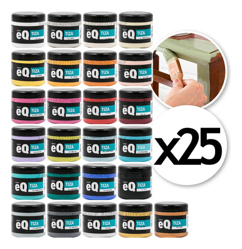 Kit Pinturas A La Tiza Chalk Deco 200cc Eq Art & Craft