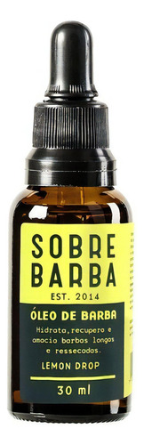 Óleo para barba Sobrebarba Óleo de Barba Lemon Drop 30ml - Sobrebarba fragrância lemon drop de 30mL 100g