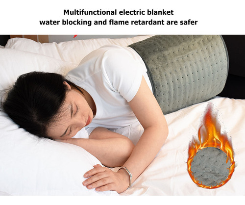 Manta Térmica De Cintura De Poliéster Microfelpa De Calor Co
