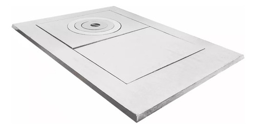 Chapa De Fogão A Lenha Marmorite Polida 93x58 Com Bifeteira