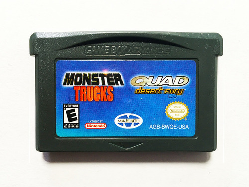 Monster Trucks & Quad Desert Fury - Nintendo Gba & Nds