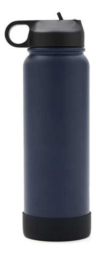 Botella Deportiva Termica Acero Inoxidable Hydra Go 1200ml Color Azul Oscuro