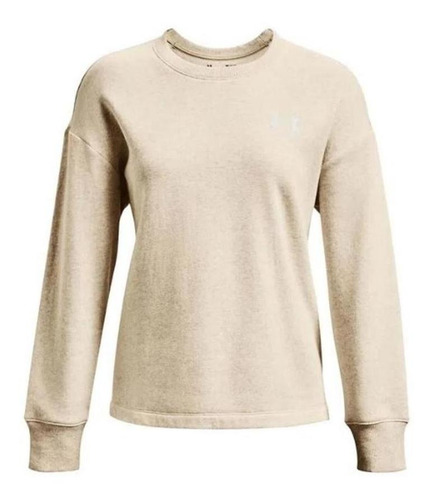 Poleron Under Armour Oversize Mujer Gris