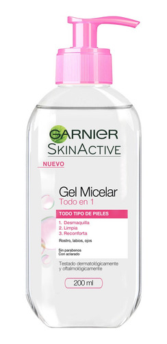 Gel Micelar Limpiador Y Desmaquillante Garnier 200ml