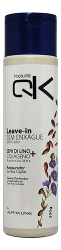 Leave-in Sem Enxágue Efeito Liso 300g - Kiqui's