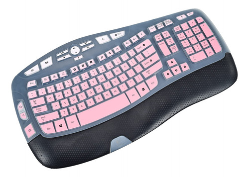 Funda Teclado Inalambrico Para Onda Logitech K350 Mk570 Rosa