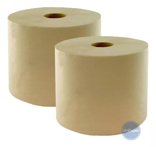 Papel limpieza bobina industrial beige 24 x 400mts x 2u.