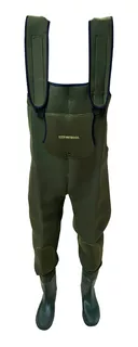 Wader Neoprene + Botas Waterdog 4mm Reforzado Wn70 + Bolso