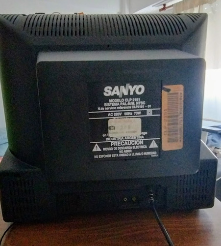 Televisor Sanyo Clp 2151 - 21 Crt - Excelente Estado (Usado)