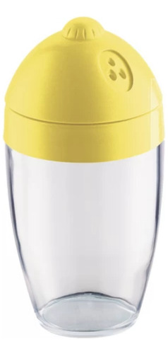 Porta Condimentos Temperos 300ml Solido Plástico Uz Amarelo