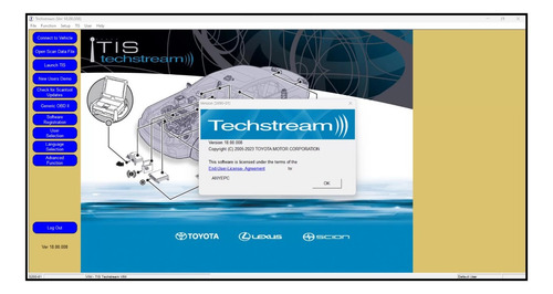 Toyota Techstream 18 2024 Diagnostico