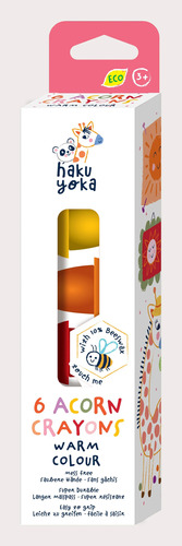 Crayones Ecológicos Bellota Haku Yoka X6 Cadaques Kids