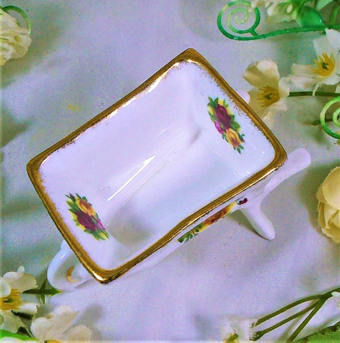 Fina Miniatura Royal Albert Old Country Roses De Colección (Usado)