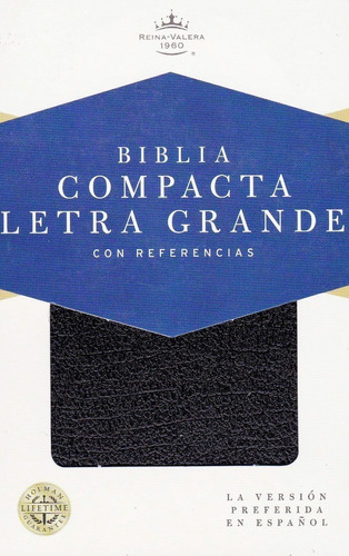 Biblia Reina Valera 1960 Compacta Letra Grande Referencias