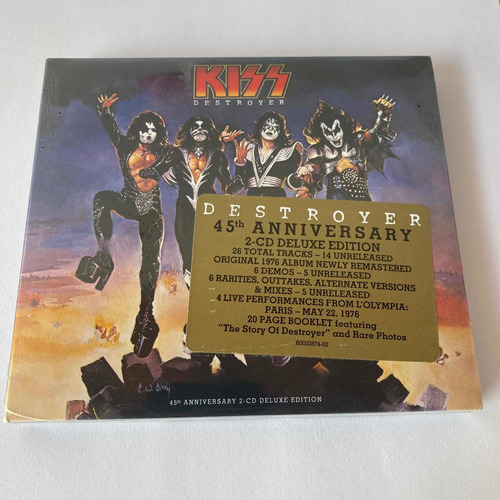 Kiss - Destroyer 45th Anniversary - X2 Cds Nuevo Importado