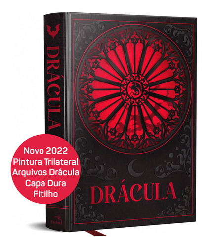 Livro Drácula Com Sessão Arquivos - Clássico - Capa Dura