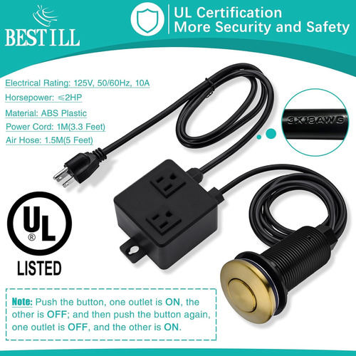 Bestill Kit De Interruptor De Aire De Doble Salida Para Elim