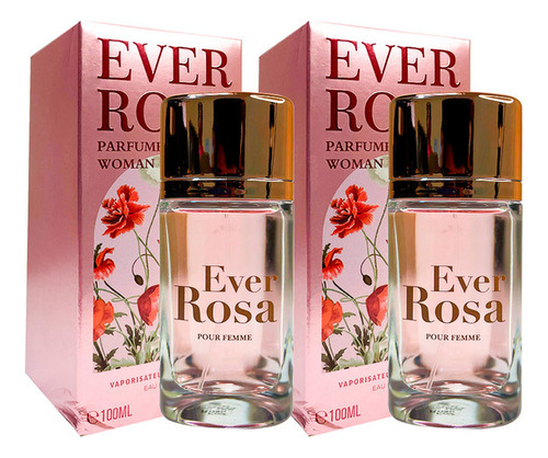 2 Vaporisateur Natural Spray Eau De Parfum - Ever Rosa