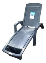 Comprar Reposera Camastro Piscina Jardín Portavaso Ruedas Apilable