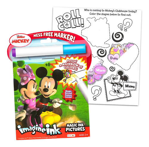 Disney Minnie Mouse Y Mickey Mouse Imagine Ink Book Super Se