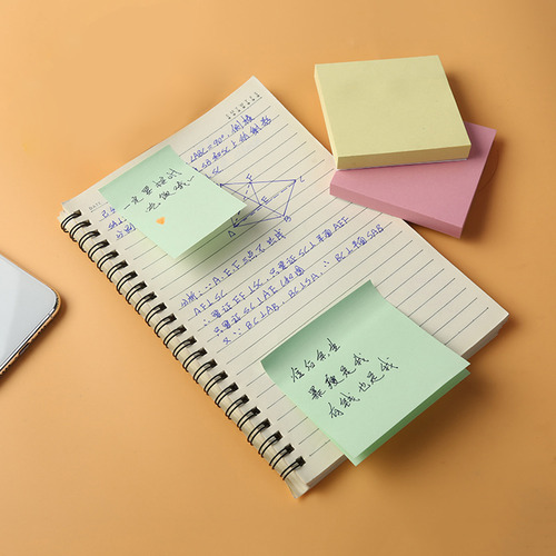 Notas Adhesivas De 3 X 3 Colores, 100 Hojas Para Uso Escolar